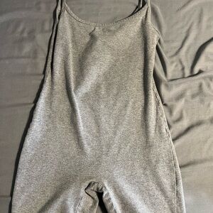 Gray Sleeveless Jumpsuit